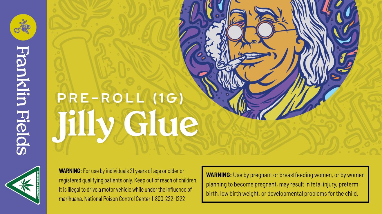 franklin fields pre roll strain jilly glue