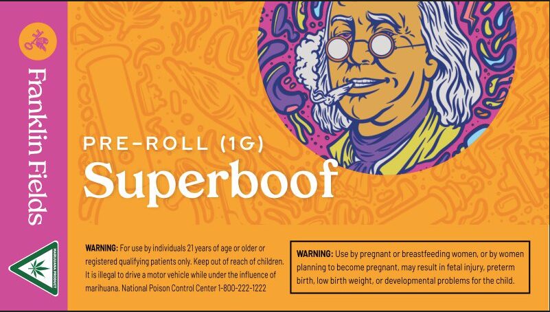 Franklin fields pre roll strain superboof