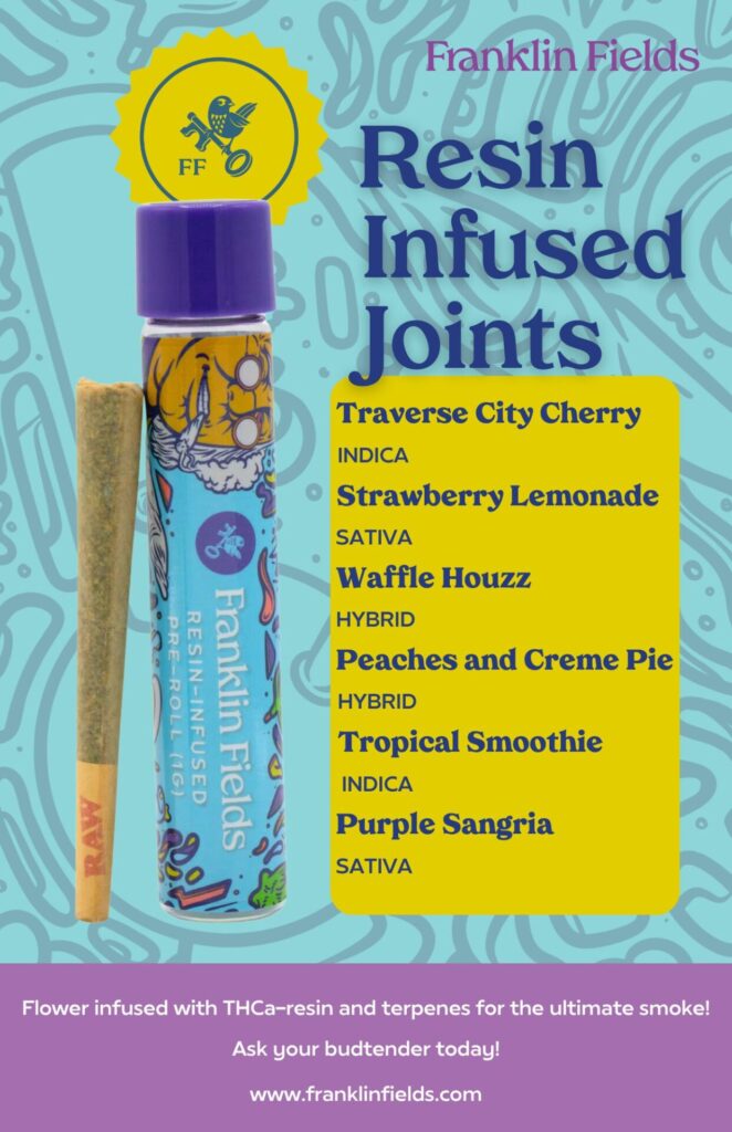 Franklin Fields Infused Joint Franklin Fields Infused Pre Rolls